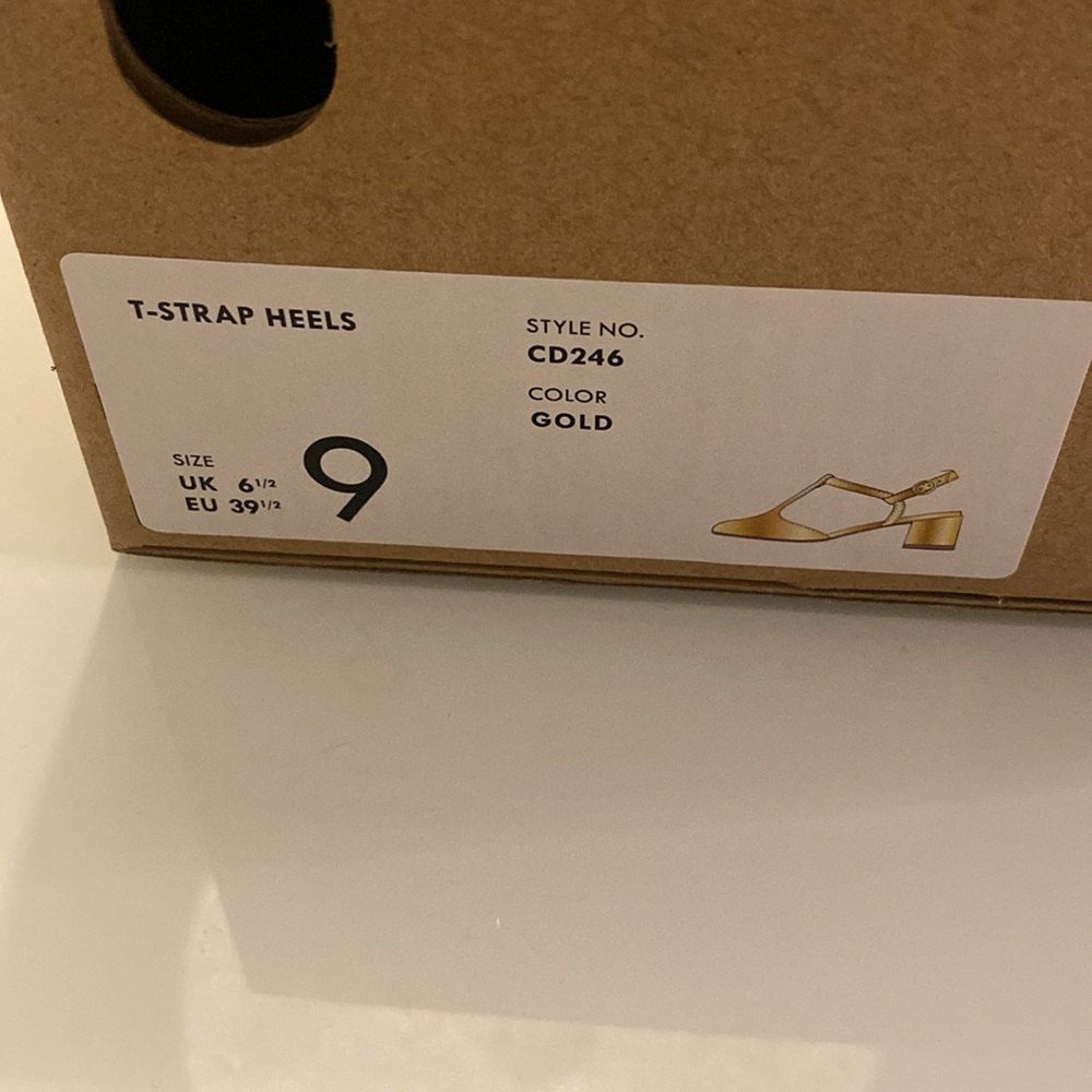 New Jcrew Factory T Strap Heels sz 9 - Picture 5 of 7